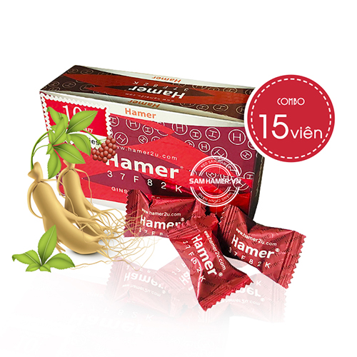 kẹo sâm hamer 37f82k 15 viên